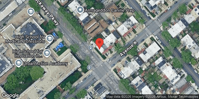 Aerial map of 9701 AVENUE K, Brooklyn