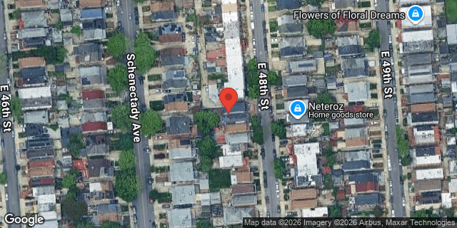 Aerial map of 846 EAST 48 STREET, Brooklyn