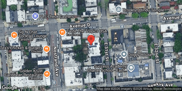Aerial map of 408 EAST 31 STREET, Brooklyn