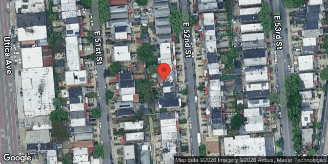 Aerial map of 800 EAST 52 STREET, Brooklyn