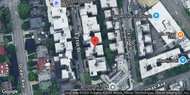 Aerial map of 543 EAST 21 STREET, Brooklyn
