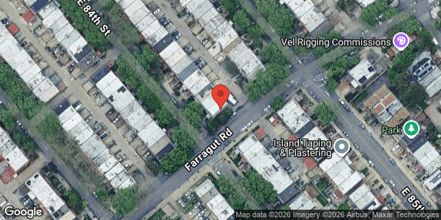 Aerial map of 599 EAST 84 STREET, Brooklyn