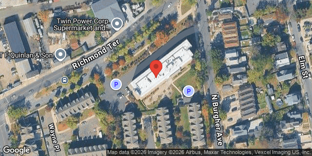 Aerial map of 1440 RICHMOND TERRACE, Staten Island