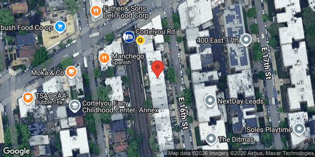 Aerial map of 390 EAST 16 STREET, Brooklyn