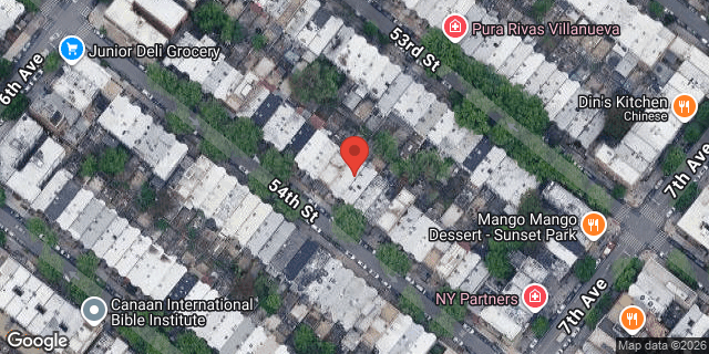 Aerial map of 643 54 STREET, Brooklyn