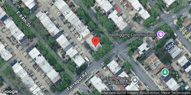 Aerial map of 594 EAST 85 STREET, Brooklyn