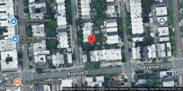 Aerial map of 377 EAST 25 STREET, Brooklyn