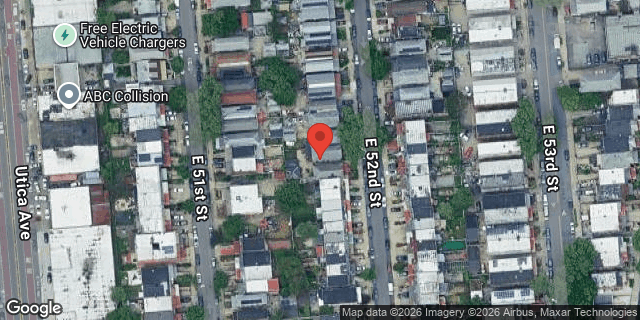 Aerial map of 782 EAST 52 STREET, Brooklyn
