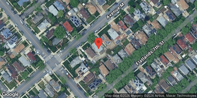 Aerial map of 10522 AVENUE M, Brooklyn