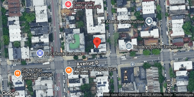 Aerial map of 386 EAST 31 STREET, Brooklyn