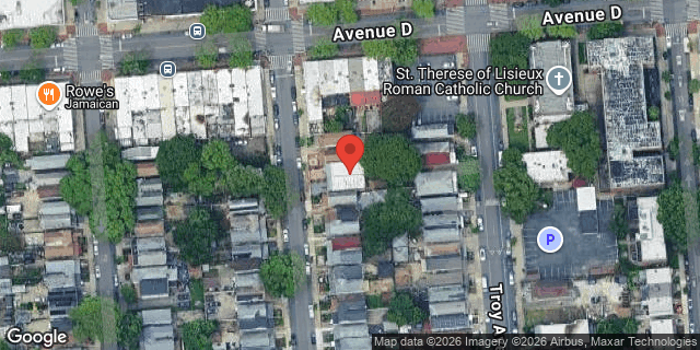 Aerial map of 573 EAST 43 STREET, Brooklyn