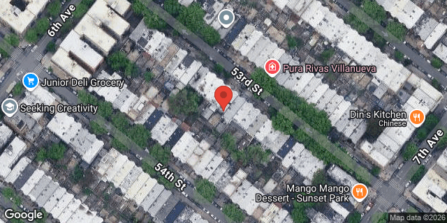 Aerial map of 642 53 STREET, Brooklyn