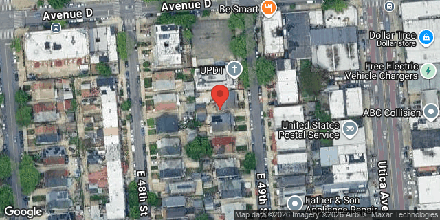 Aerial map of 816 EAST 49 STREET, Brooklyn