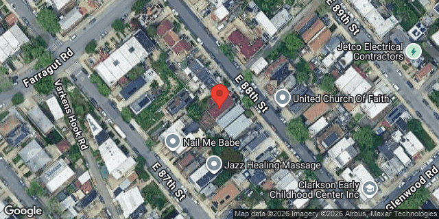 Aerial map of 630 EAST 88 STREET, Brooklyn