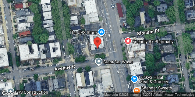 Aerial map of 650 CONEY ISLAND AVENUE, Brooklyn
