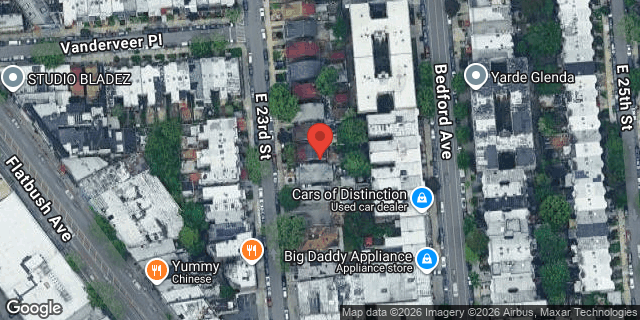 Aerial map of 351 EAST 23 STREET, Brooklyn
