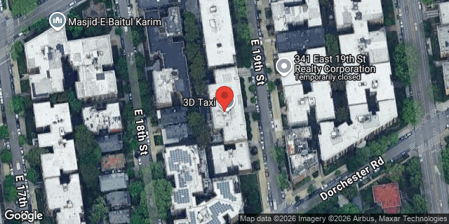 Aerial map of 350 EAST 19 STREET, Brooklyn