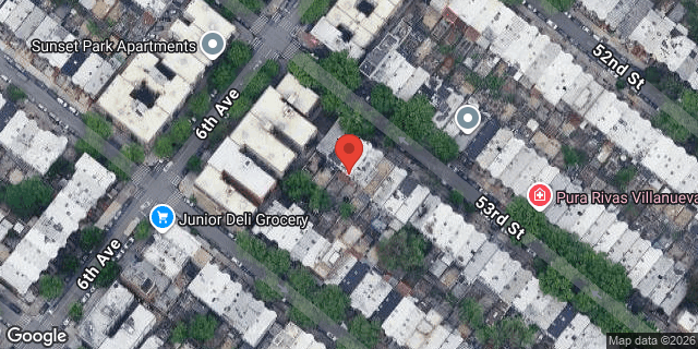 Aerial map of 618 53 STREET, Brooklyn