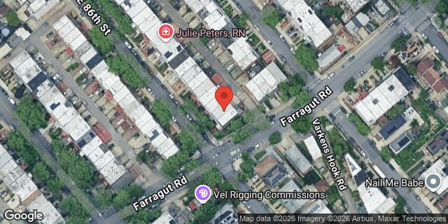 Aerial map of 601 EAST 86 STREET, Brooklyn