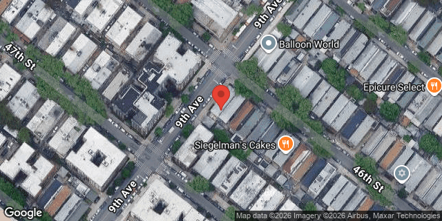Aerial map of 902 46 STREET, Brooklyn
