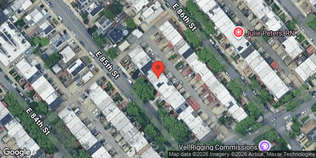 Aerial map of 569 EAST 85 STREET, Brooklyn