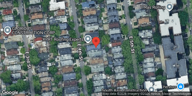 Aerial map of 419 EAST 4 STREET, Brooklyn