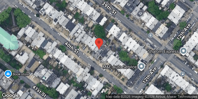 Aerial map of 1147 40 STREET, Brooklyn