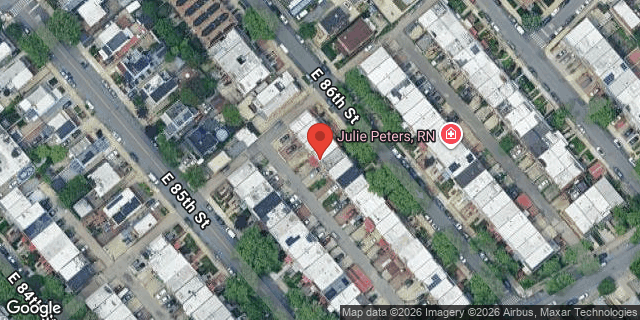 Aerial map of 564 EAST 86 STREET, Brooklyn