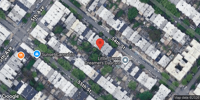 Aerial map of 538 54 STREET, Brooklyn