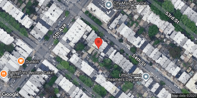 Aerial map of 522 54 STREET, Brooklyn