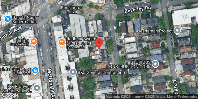 Aerial map of 364 EAST 2 STREET, Brooklyn