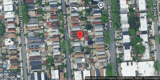 Aerial map of 541 EAST 40 STREET, Brooklyn