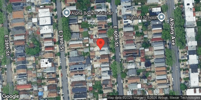 Aerial map of 538 EAST 40 STREET, Brooklyn