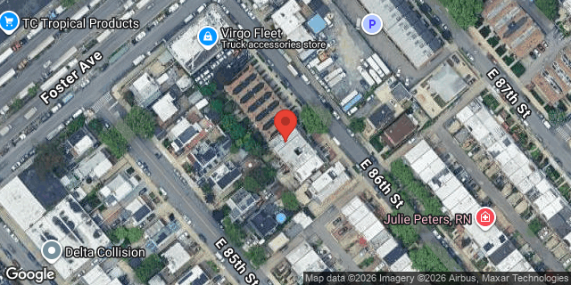 Aerial map of 542 EAST 86 STREET, Brooklyn