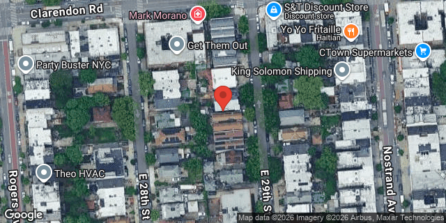 Aerial map of 324 EAST 29 STREET, Brooklyn