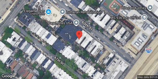Aerial map of 244 60 STREET, Brooklyn