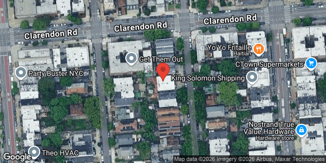 Aerial map of 314 EAST 29 STREET, Brooklyn