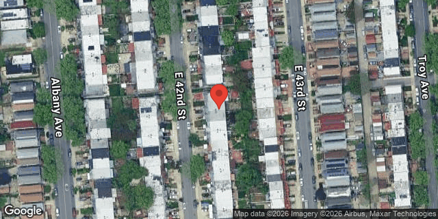 Aerial map of 517 EAST 42 STREET, Brooklyn