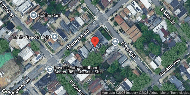 Aerial map of 9224 GLENWOOD ROAD, Brooklyn