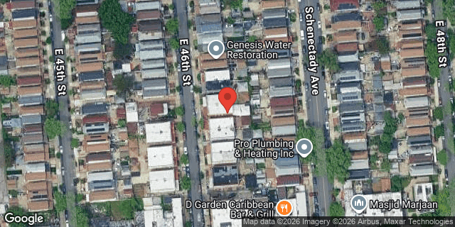 Aerial map of 761 EAST 46 STREET, Brooklyn