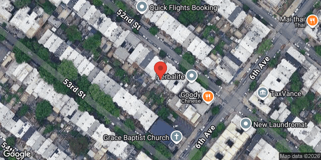 Aerial map of 560 52 STREET, Brooklyn