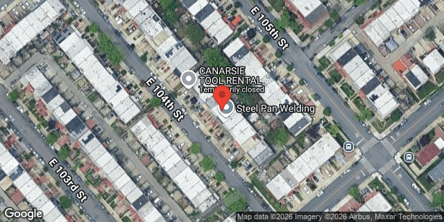 Aerial map of 1155 EAST 104 STREET, Brooklyn