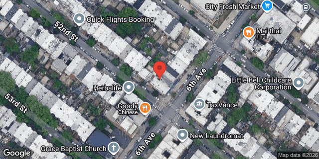 Aerial map of 5120 6 AVENUE, Brooklyn
