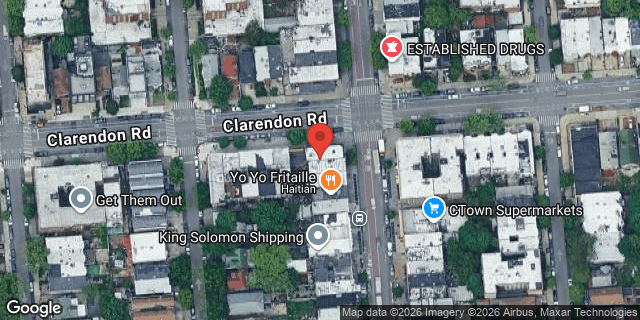 Aerial map of 1750 NOSTRAND AVENUE, Brooklyn