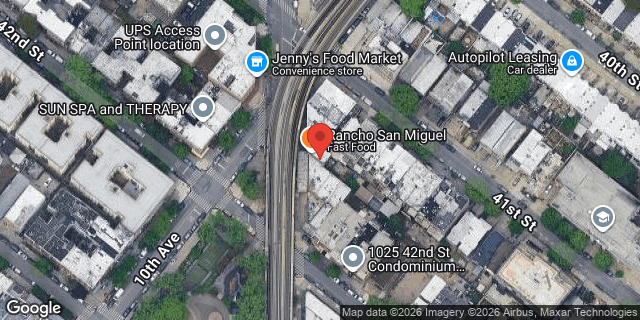 Aerial map of 4109 NEW UTRECHT AVENUE, Brooklyn