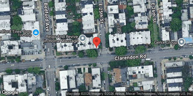 Aerial map of 270 EAST 25 STREET, Brooklyn