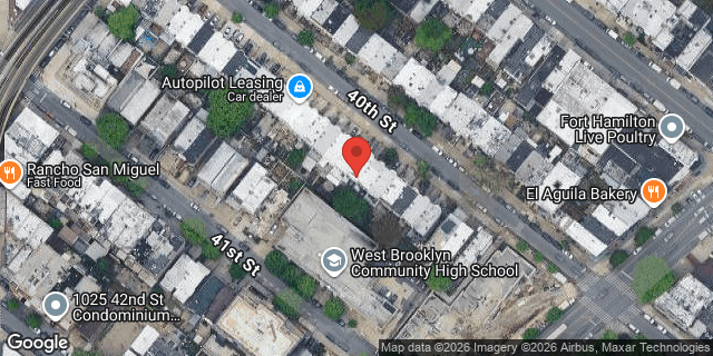 Aerial map of 1048 40 STREET, Brooklyn
