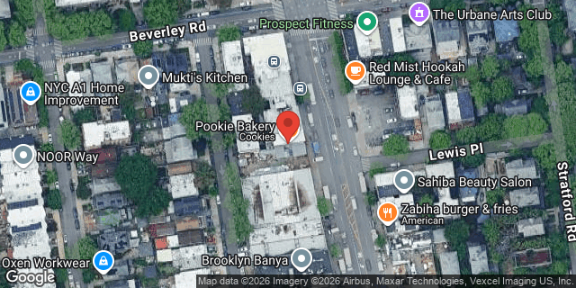 Aerial map of 580 CONEY ISLAND AVENUE, Brooklyn