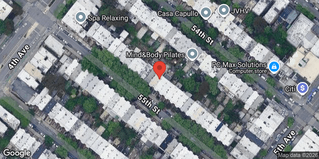 Aerial map of 441 55 STREET, Brooklyn