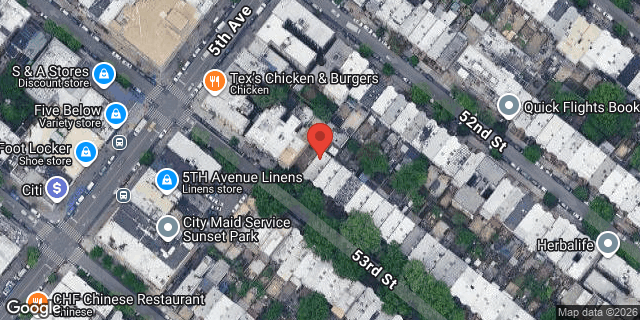 Aerial map of 521 53 STREET, Brooklyn